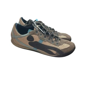 Cushe Boutique Sneak Shoes Men’s 12 Brown Textile Leather Lace Up Sneakers - Picture 1 of 4