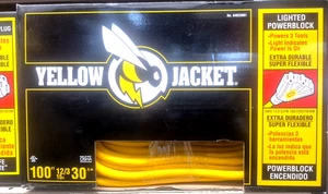Woods 2820 Yellow Jacket Power Block 100-Foot 12/3 15 Amp/125 Volt Rated Yellow - Picture 1 of 1