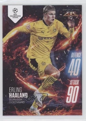 2020-21 Topps Match Attax 101 Fire /500 Erling Haaland - Image 1 of 2