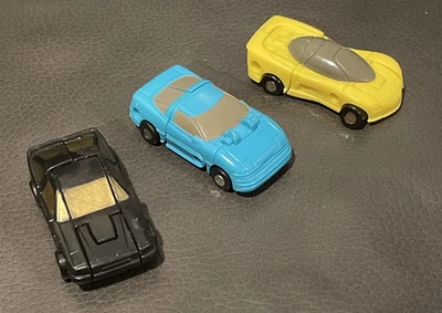 Lote de 3 G1 Micromasters Transformers Coche Deportivo Patrulla Desvío Hyperdrive Blackjack Foto 1 de 4