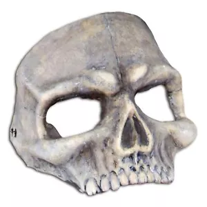 Skull Mask Adult Halloween Costume Accessory Skeleton Made of Soft Latex Rubber - Picture 1 of 2