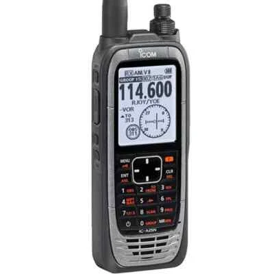 Icom IC-A25N NAV/COM VHF Airband Handheld Radio Transceiver Authorized Dealer - Image 1 of 4