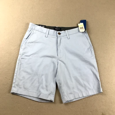 Pantalones Cortos Nautica Flex Para Hombres 30 Azul Frente Plano Calce Clásico Cortapelos Nuevos con Etiquetas Foto 1 de 4