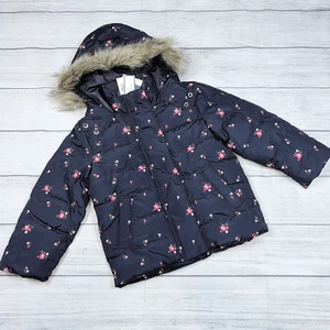 4/5 Gap Fur Trimmed Puffer Jacket - Picture 1 of 6