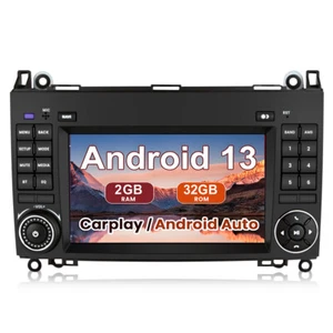 For Mercedes 04-12 B905 Sprinter W639 Viano 2+32GB 7'' Carplay Stereo Head Unit - Picture 1 of 12