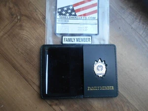 Cobra  Bifold Wallet For NYPD Captain Mini Shield & ID Pocket Leather - Picture 1 of 3