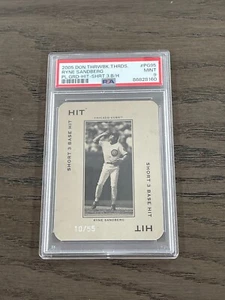 2005 Throwback Threads Polo Grounds Ryne Sandberg #PG95 PSA 9 Pop 1 - Picture 1 of 2