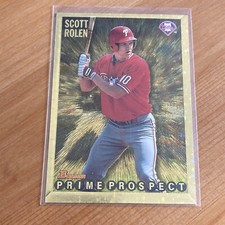 1995 Bowman Scott Rolen RC Phillies Cardinals Rookie HOF Gold Foil
