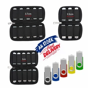 Portable U Disk Holder USB Flash Drive Organizer Bag Protective Storage Bag - Afbeelding 1 van 8