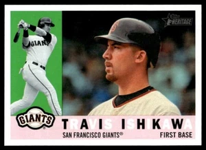 2009 Topps Heritage Travis Ishikawa San Francisco Giants #637 - Picture 1 of 2