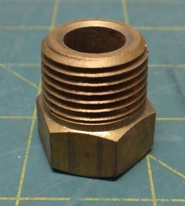 Adaptador de latón NPT macho 3/8"" hembra NPT X 1/2"" accesorio de tubería - Imagen 1 de 4