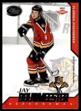 2002-03 Pacific Calder Jay Bouwmeester Rookie /825 Florida Panthers #119