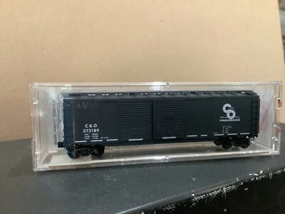 Chesapeake & Ohio N Scale 50' Double Door Auto Box Car, MTL #78070-MINT - Image 1 of 4