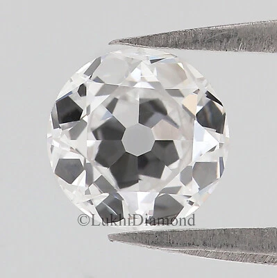 1 Ct Round Old European Cut E/F Color VS Clarity Diamond Lab Grown CVD Diamond - Image 1 of 4