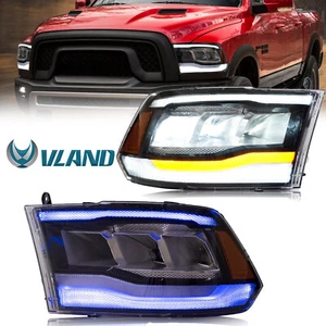 Par secuencial de faros proyectores LED VLAND RAM 1500 2500 3500 2009-2018 - Imagen 1 de 12
