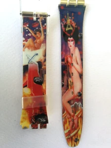 SWATCH Strap x SPECIAL GENT  TIME TRANNY by D. Lachapell - NEW - RARE - PERFECT - Picture 1 of 2