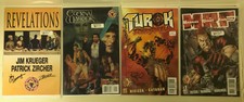 Autographed Acclaim/Valiant Comic Book Lot Approx Value $150 Turok Magnus Signed
