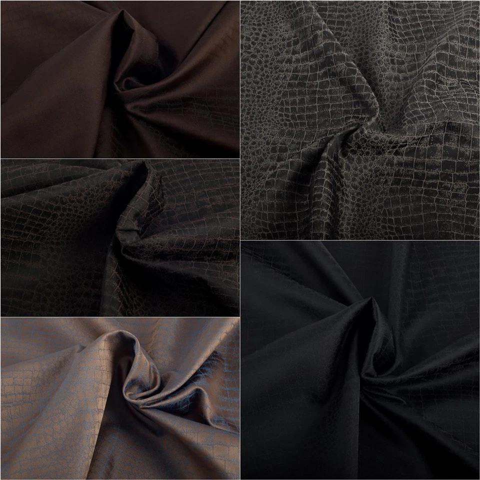 Futterstoff / Kleiderstoff Dessin Kroko (Krokodil, Tiere) - Meterware - Bild 1 von 1