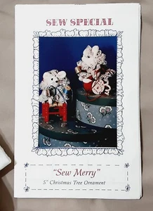 Sew Merry Mice 5" Christmas ornament Kit - Designs by Judiann - Picture 1 of 4