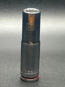 Kobalt 7/16" x 3/8" Drive Deep Socket #337806 12Pt Red Band - Picture 1 of 4