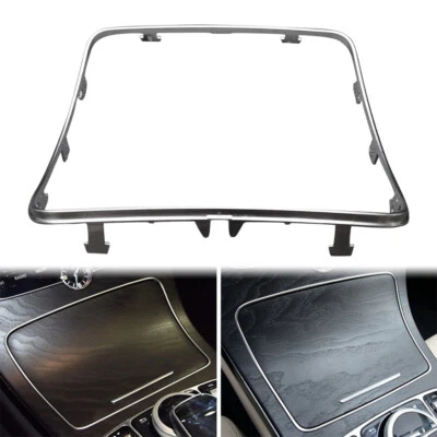 Fits for Mercedes-Benz C CLASS W205 2015-2021 Center Console Panel Trim Chrome - Image 1 of 4