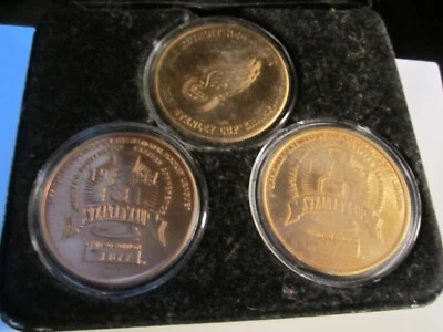 1997 STANLEY CUP HOCKEY COMMEMORATIVE COINS  IN THE CASE LIMITED EDITION BBA-23D - Image 1 of 4