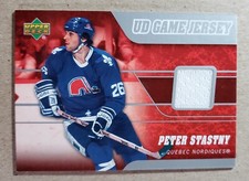2006-07 Upper Deck Peter Stastny Game Used Jersey Quebec Nordiques