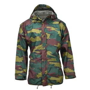 Original Belgian Military waterproof jacket jigsaw camouflage seyntex raincoat - Picture 1 of 7