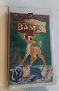 Bambi Limited EditionVHS 1997 55th Aniversery Walt Disney With Inserts Dv3 - Picture 1 of 4