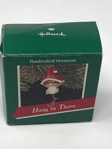 Hallmark "Hang in There" Mouse Ornament 1989 Vintage Christmas - Picture 1 of 5