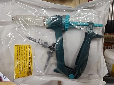 Merial Simcro Premium Tube-Fed Injector Syringe Metal Luer-Lock Ivomec/Longrange