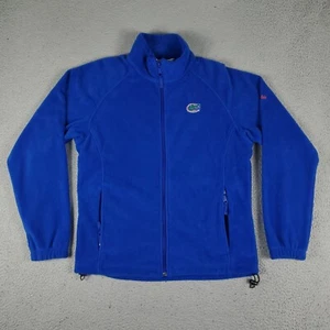 Columbia University Florida Sweater Womens Large Blue Fleece Zip Sweatshirt * - Picture 1 of 10