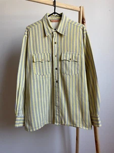 El Charro Made in Italy Striped Western Shirt Size L - Picture 1 of 11