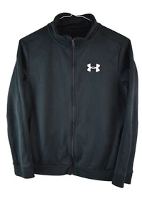 Under Armour Kids Black boys Zip Up Sweatshirt Size YXL Youth Sports Active - Picture 1 of 8