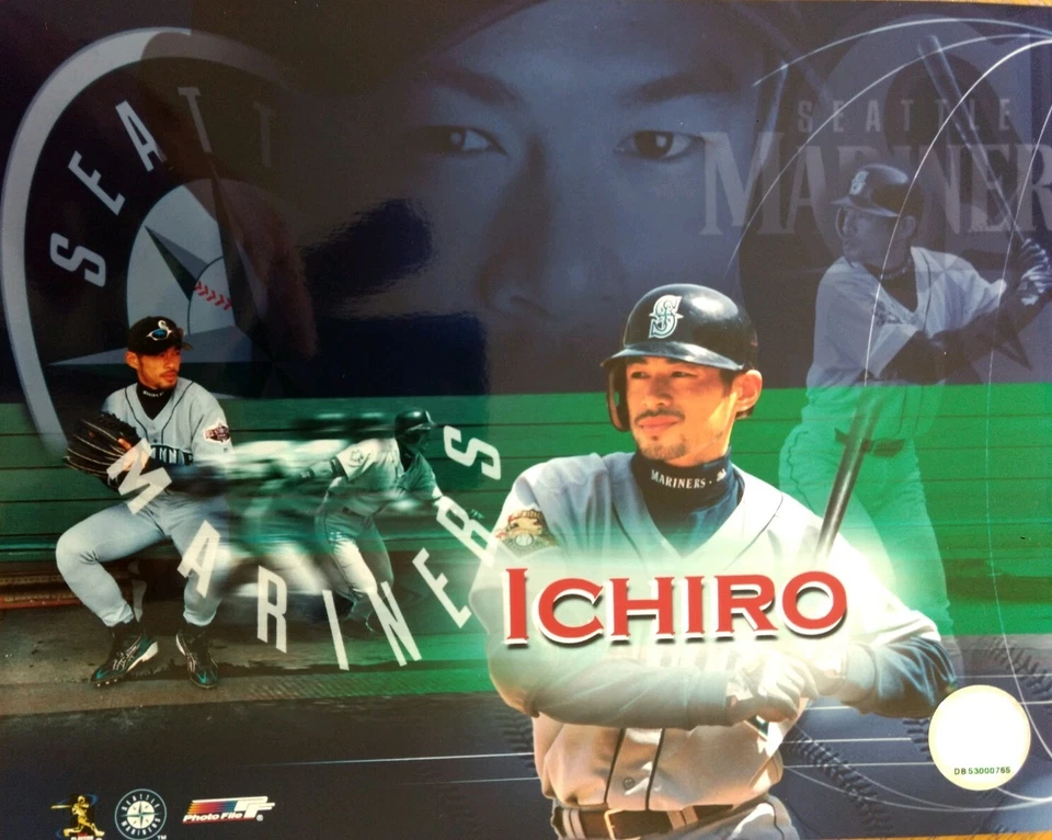 FOTO compuesta ICHIRO SUZUKI Portraits Plus 8x10 Seattle Mariners Foto 1 de 1