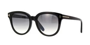 Tom Ford FT 0914 01B Sunglasses Shiny Black Gradient Smoke Lens New Authentic - Picture 1 of 5