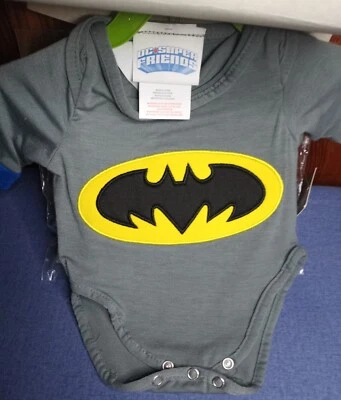 Disfraz de Batman para niños de 6 piezas infantil talla 0-6 meses Halloween Cosplay Convención Foto 1 de 4