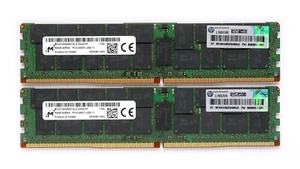 Micron 128GB (2x 64GB) PC4-2400T Server RAM MTA72ASS8G72LZ-2G3A1PL HP 809085-091 - Bild 1 von 1