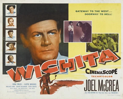 Wichita (1955) Western Joel McCrea Vera Miles DVD Public Domain Film (Disc Only) - Image 1 of 2