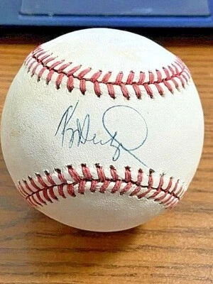 ¡BÉISBOL OAL AUTOGRAFIADO FIRMADO POR KEVIN SEITZER 2! ¡Reales, cerveceros, atletismo!  Foto 1 de 2