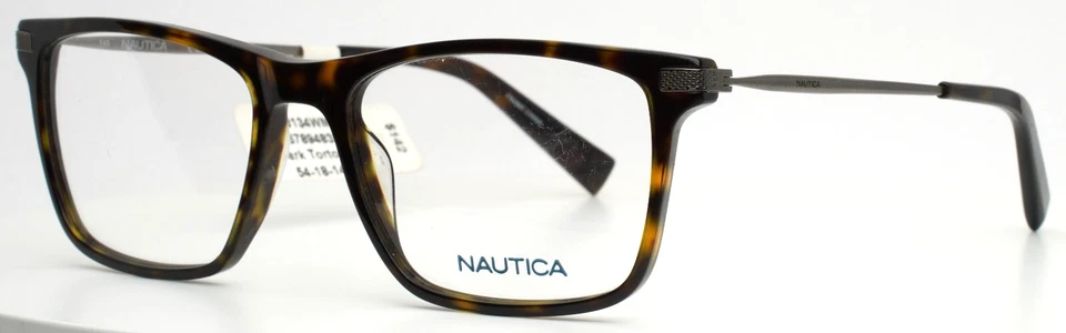 Nautica N8134wm 54-18-145 Eyeglass Frame Shiny Navy