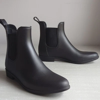 J. Botas de Lluvia Chelsea Crew Negro Mate Talla 11 Foto 1 de 4