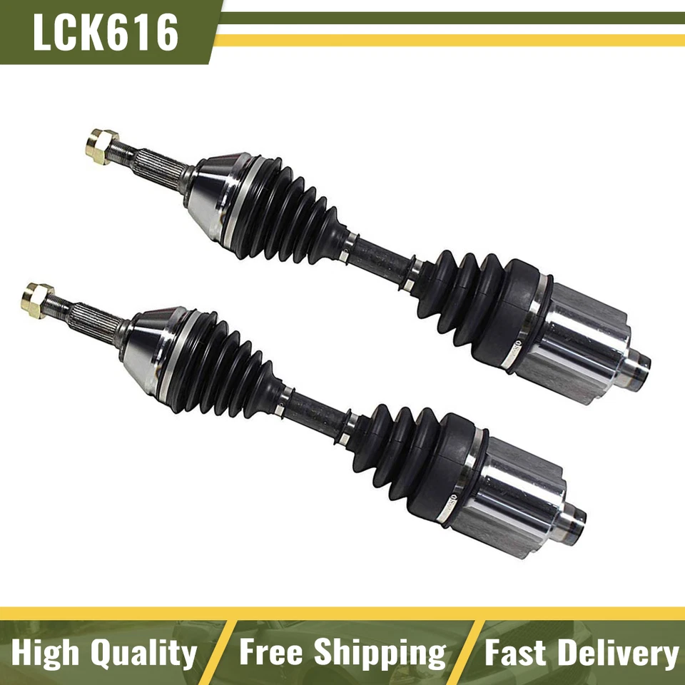 Par de eje delantero derecho+derecho CV para Chevrolet Cobalt 2,2 L 2,4 L transmisión automática 2007-10 Foto 1 de 4