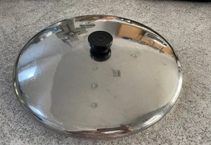 Vintage Revere Ware 12” Pentola SOLO COPERCHIO, Adatto 12” Padella Senza ammaccature Coperchio di Ricambio - Foto 1 di 6