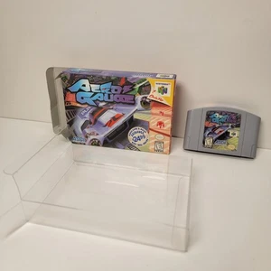 Aero Gauge (Nintendo 64) Game & Box W/Box Protector - Picture 1 of 16