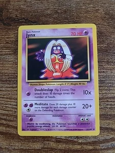 Pokémon TCG Jynx Base Set 31/102 Regular Shadowless Uncommon - Picture 1 of 2