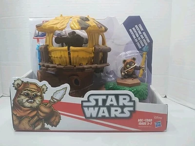 Galactic Heroes Star Wars Endor Adventure ~ Ewok Village con figura de Wicket NUEVO  Foto 1 de 4