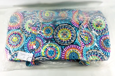 Vera Bradley 大号旅行者行李袋阳光奖章图案全新带标签 — 第 1/4 张图片