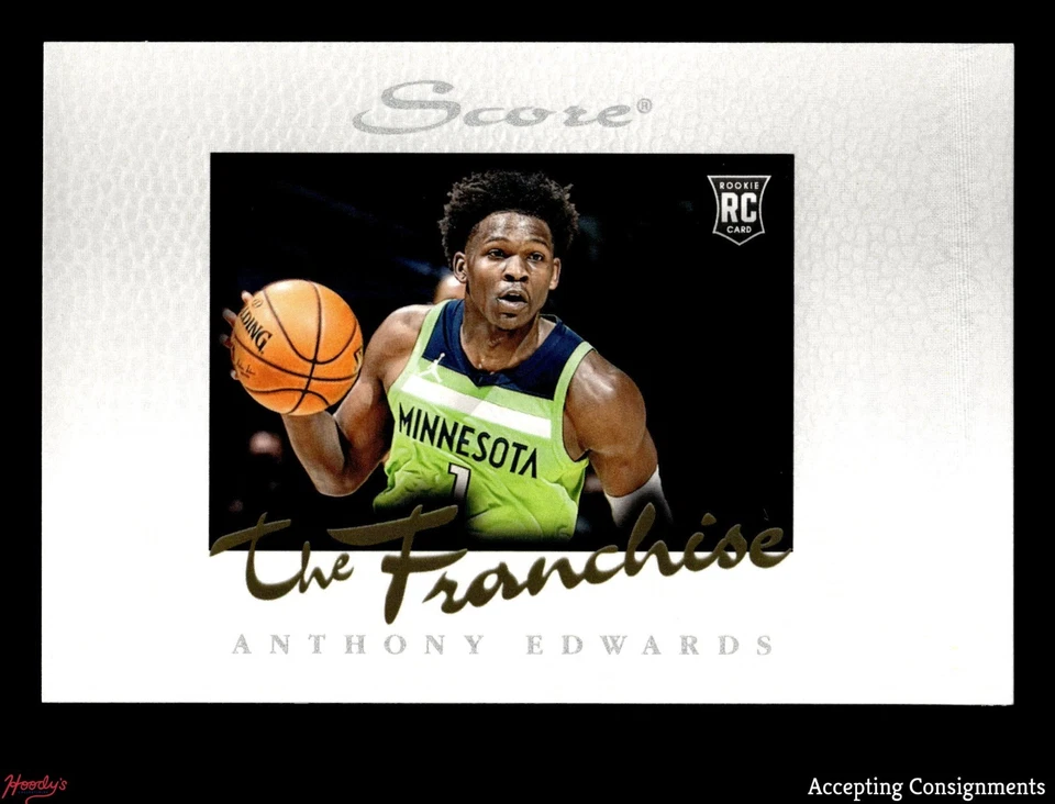2020-21 Panini Instant Score The Franchise Anthony Edwards RC ROOKIE PR/2269* - Image 1 of 2