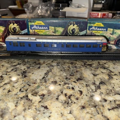 HO Scale AHM/Rivarossi Wabash "City of Lafayette" observation passenger NIB - Image 1 of 4